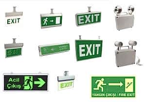 yangın acil çıkış